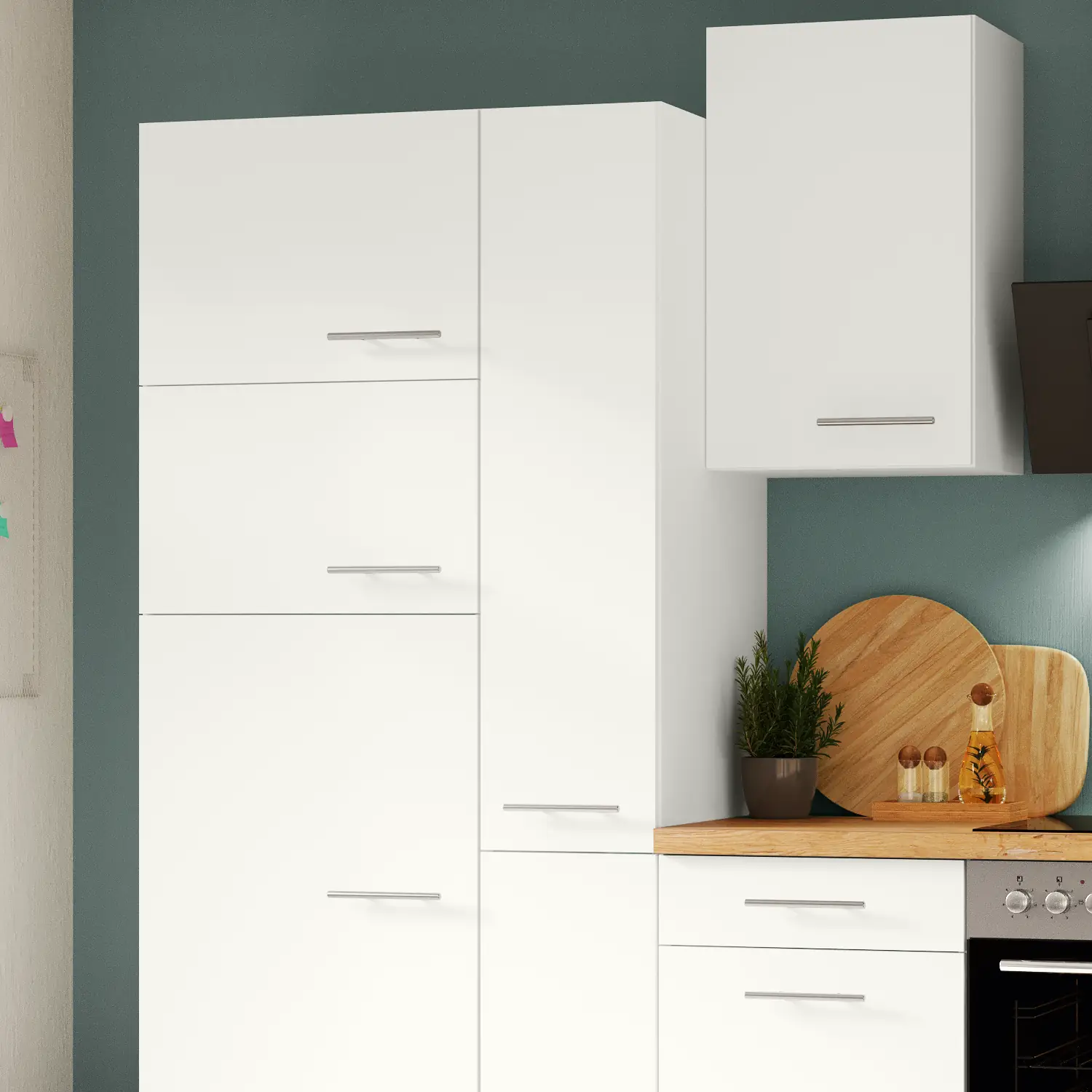 Küchenzeile IKZ1310-V7-V8 ohne Geräte 310 cm Impuls Küchen