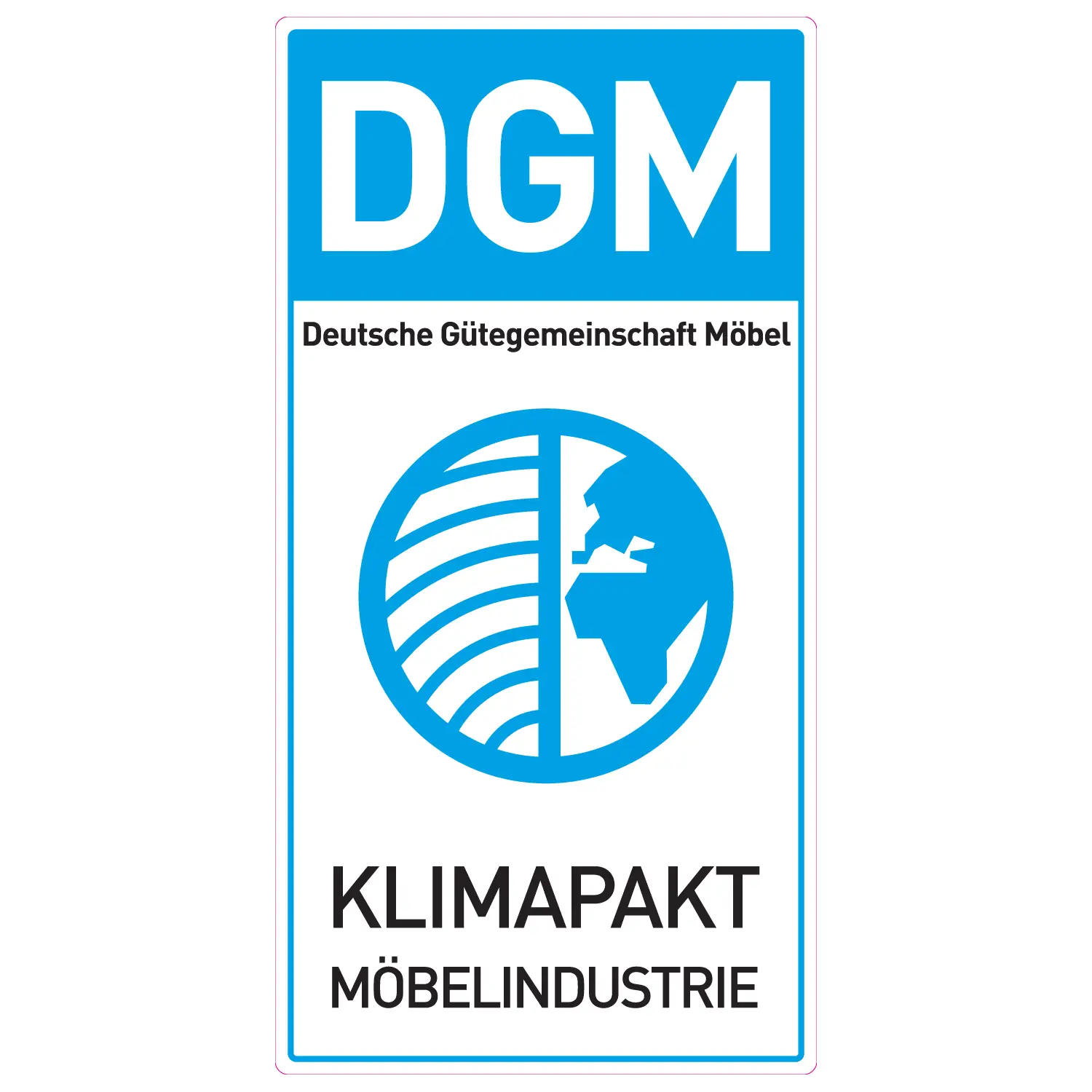 DGM RAL Gütezeichen Klimapakt Möbelindustrie DGM RAL Gütezeichen Klimapakt Möbelindustrie