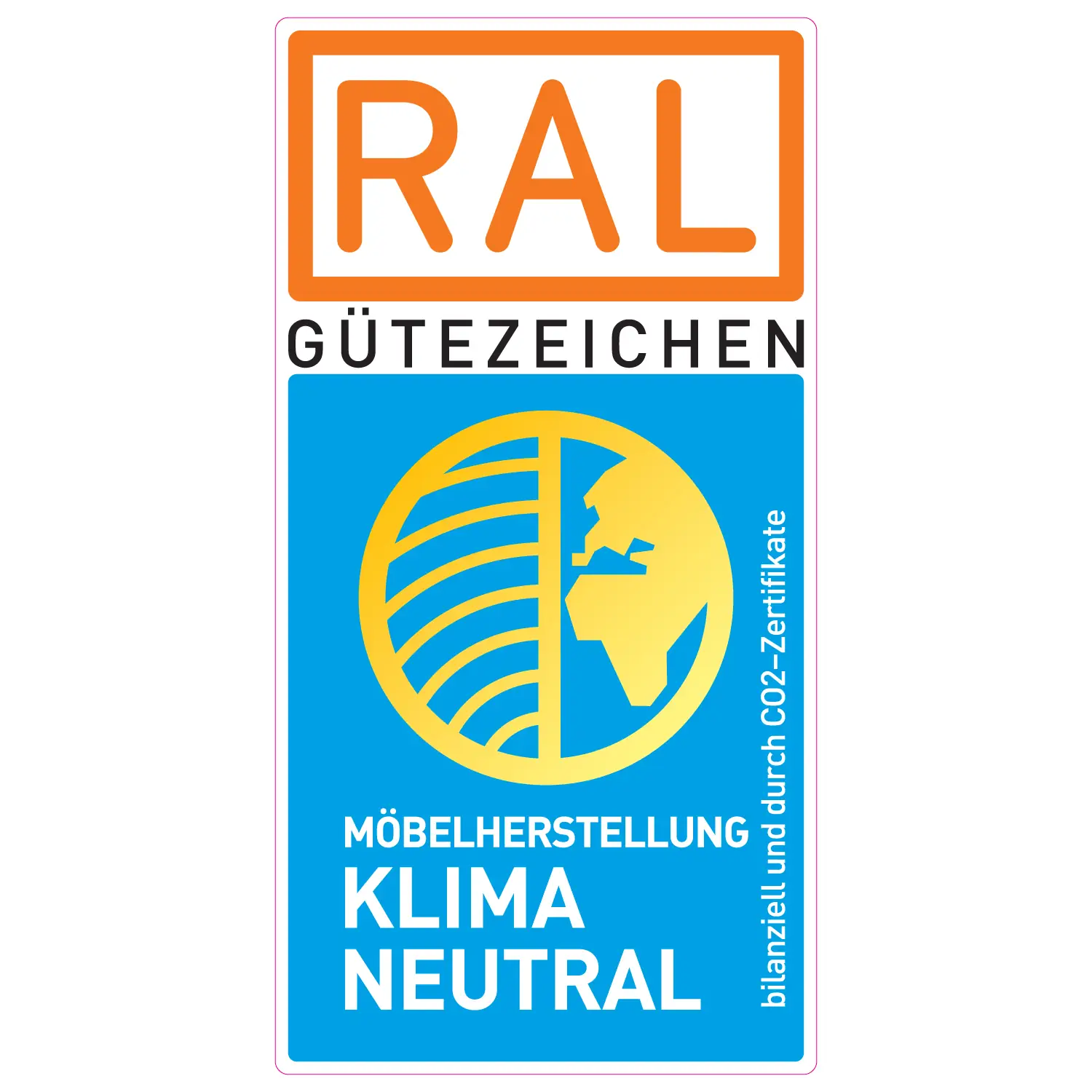 DGM RAL Gütezeichen Möbelherstellung Klimaneutral DGM RAL Gütezeichen Möbelherstellung Klimaneutral